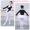 Happy Cherry Girls Ballet Dance Sweater Cardigan Ballerina Knit Wrap Top Long Sleeves Sweater Dance Top Black 14Y view 4