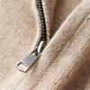 Yskmmr Men's Quarter Zip Pullover,Men's Sweatshirt,Fleece Mock Neck Sweatshirt (white,Large) view 3