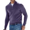 Yskmmr Men's Quarter Zip Pullover,Men's Sweatshirt,Fleece Mock Neck Sweatshirt (white,Large) view 4