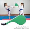 Jerliflyer Taekwondo Kick Pads,Sponge Lined Target pad Reusable Leg Trainer for Boxing, Taekwondo, Karate and Kids Kickboxing Training (Green) view 2