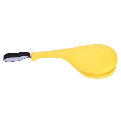 Jerliflyer Target Pad, Sponge Inner PU Portable Reusable Leg Training for Boxing, Taekwondo, Karate, Kick Punching for Children(Yellow)