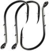 100pcs Barbed Baitholder Hooks Octopus Fishing Hooks Baitholder Jig Fishing Hooks Octopus Hooks Strong Sharp High Carbon Steel Bait Holder Hooks for Freshwater Saltwater Fishing (5/0) view 2