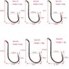 100pcs Barbed Baitholder Hooks Octopus Fishing Hooks Baitholder Jig Fishing Hooks Octopus Hooks Strong Sharp High Carbon Steel Bait Holder Hooks for Freshwater Saltwater Fishing (5/0) view 3