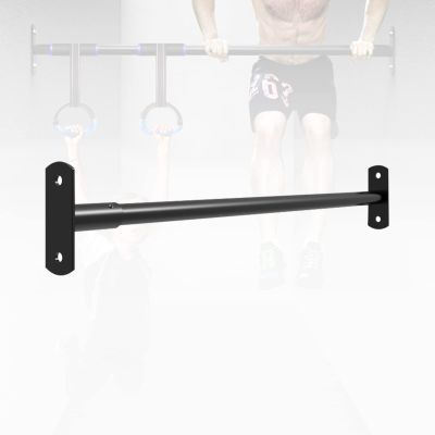 Adjustable Wall Mounted Pull Up Bar 35.4-51inch, Heavy Duty Solid Steel Chin Up Bar Doorway, Indoor Pull Up Bar Strength Training Equipment for Home Gym Exercise Fitness, Max Load 660lbs