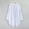 Little Girl's Kids Swimsuit Beach Cover Up For Girl Chiffon Shirt Bikini Beachwear Girl Athletic (White, 4-5 Years) view 4