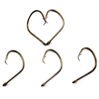 100pcs Fishing Circle Hooks Saltwater Fishing Hooks in Line High Carbon Steel Circle Hooks Straight Eye Octopus Hook for Freshwater Saltwater Size 1#-5/0 (1/0)