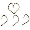 100pcs Fishing Circle Hooks Saltwater Fishing Hooks in Line High Carbon Steel Circle Hooks Straight Eye Octopus Hook for Freshwater Saltwater Size 1#-5/0 (1/0) view 1