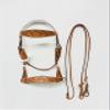 AMAZING HORSE STUFF Sidepull Bitless Bridle with Designer Hand Carving On Browband & Noseband Oval Shaped (Cob) view 3