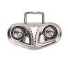 Boat Cam Cleat with Wire Leading Ring Sailboat Pilates Equipment 316 Stainless Steel Mirror Polished for 10mm Rope Boat cam Cleat Ship/Yacht Parts view 1