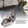 Boat Cam Cleat with Wire Leading Ring Sailboat Pilates Equipment 316 Stainless Steel Mirror Polished for 10mm Rope Boat cam Cleat Ship/Yacht Parts view 2