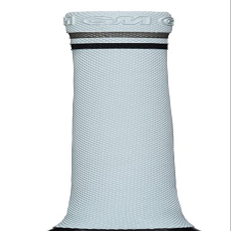 Gunn & Moore GM Cricket Bat Grips | PRO-LITE | Lightweight Premium Rubber for Perfect Balance | Suitable for Virtually All Handle Sizes - 12" Long | 12 Pack | White/Silver/Black