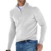 Yskmmr Men's Quarter Zip Pullover,Men's Sweatshirt,Fleece Mock Neck Sweatshirt (green,XXXXX-Large) view 2