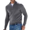 Yskmmr Men's Quarter Zip Pullover,Men's Sweatshirt,Fleece Mock Neck Sweatshirt (green,XXXXX-Large) view 3