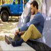 Jeep Mens Socks - 2 Pair Pack Breathable, Cushioned Comfort Wool Blend Trail Crew, Light Gray, 8-12 US view 2