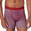 Amazon Essentials Men's Underwear Boxer Briefs, Comfortable Cotton, Tag-Free, Pack of 5, Dark Blue Floral/Grey Heather/Light Pink Diamond Print/Navy/Red, X-Small view 3