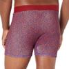 Amazon Essentials Men's Underwear Boxer Briefs, Comfortable Cotton, Tag-Free, Pack of 5, Dark Blue Floral/Grey Heather/Light Pink Diamond Print/Navy/Red, X-Small view 4