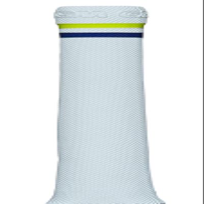 Gunn & Moore GM Cricket Bat Grips | PRO-LITE | Lightweight Premium Rubber for Perfect Balance | Suitable for Virtually All Handle Sizes - 12" Long | 12 Pack | White/Fluro Yellow/Navy Blue