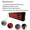 PHAVEA 28" Outdoor Digital LED Wall Clock, 5 Inch 6-Digit Race Timer, HH:MM:SS, Stopwatch, 12/24 Hours, Shelf Or Wall Mount, for Marathon/Training/Climbing/Timing view 2
