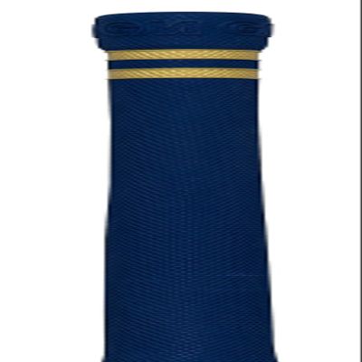 Gunn & Moore GM Cricket Bat Grips | PRO-LITE | Lightweight Premium Rubber for Perfect Balance | Suitable for Virtually All Handle Sizes - 12" Long | 12 Pack | Navy Blue/Gold