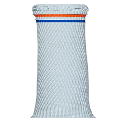 Gunn & Moore GM Cricket Bat Grips | PRO-LITE | Lightweight Premium Rubber for Perfect Balance | Suitable for Virtually All Handle Sizes - 12" Long | 12 Pack | White/Orange/Blue