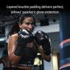 Hayabusa Pro Leather Hook and Loop Boxing Gloves for Men and Women - Black, 14oz view 3