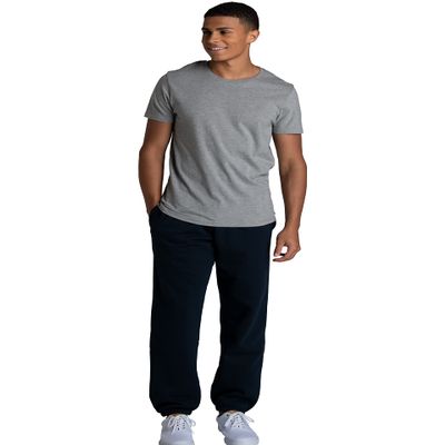 Fruit of the Loom Men's Crafted Comfort Fleece Sweatshirts, Hoodies, & Sweatpants, Super Soft Cotton Blend, Sweatpants - Navy Nights, Small