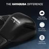 Hayabusa Pro Leather Lace-Up Boxing Gloves for Men and Women - Black, 14oz view 2