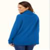 Woman Within Plus Size Thermal Turtleneck - 22/24, Bright Cobalt view 2