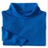 Woman Within Plus Size Thermal Turtleneck - 22/24, Bright Cobalt view 4