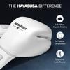 Hayabusa Pro Leather Lace-Up Boxing Gloves for Men and Women - White, 12oz view 2