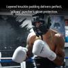 Hayabusa Pro Leather Lace-Up Boxing Gloves for Men and Women - White, 12oz view 3