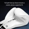 Hayabusa Pro Leather Lace-Up Boxing Gloves for Men and Women - White, 12oz view 4