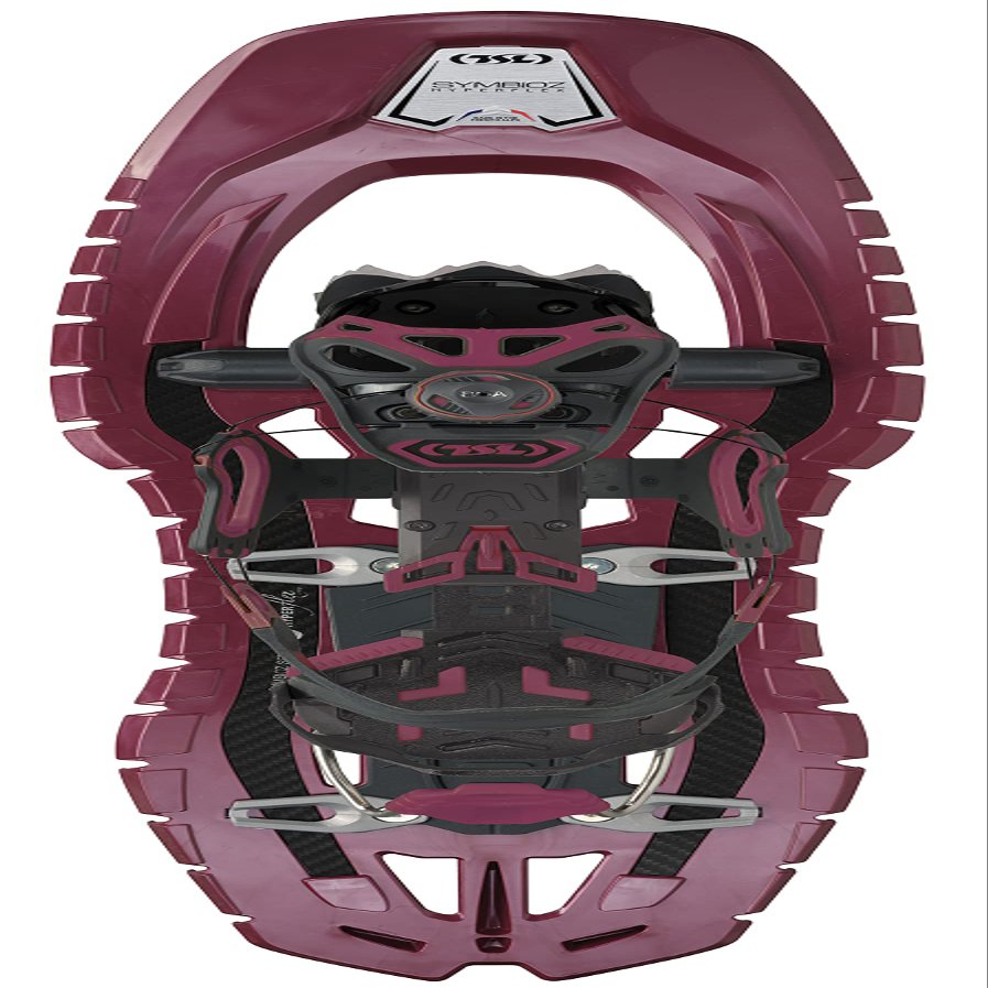 TSL Symbioz Hyperflex Instinct Snowshoes for Hiking and Snowshoeing - Wine - Large