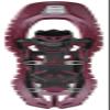 TSL Symbioz Hyperflex Instinct Snowshoes for Hiking and Snowshoeing - Wine - Large view 1