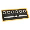 Watch Repair Kit Back Case Opener, Watch Back Case Remover Tool Set, 5537 Professional Watch Screw Back Case Opener with 6 Dies, Watch Adjustable Opener Remover Wrench Repairer Set for Oyster view 2
