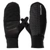 Nathan, HyperNight Reflective Convertible Mitt, Black/Geo Print, X-Large view 1