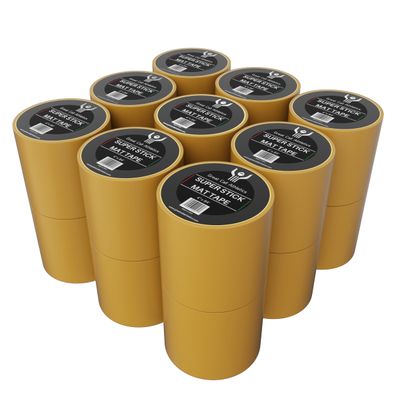 Great Call Athletics | 1 Case of 18 Rolls | Professional Super Stick Wrestling Mat Tape | 4" x 84' | Wrestling Gymnastics MMA Floor Clear Reusable (5 Case)