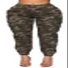 Double Denim January 5th High Waist Cargo Pants for Women  Baggy Stretchy Fleece Lined Casual Sweatpants with 6 Pockets Camo view 1