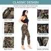 Double Denim January 5th High Waist Cargo Pants for Women  Baggy Stretchy Fleece Lined Casual Sweatpants with 6 Pockets Camo view 4