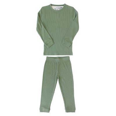 Copper Pearl Two Piece Long Sleeve Toddler Pajamas PJ Sets for Boys and Girls - Adorable Pattern Pajamas, Breathable Fabric to Keep Cool While Sleeping, Sizes 12 Months to 5T - Clover