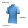 Russell Athletic Men's Legend Polo, Columbia Blue, 4XL view 3