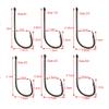 100pcs Barbed Shank Fishing Hooks Bait Holder Hooks Long Shank Baitholder Fishing Hook Offset Jig Fishing Hooks Bait Keep Hooks for Saltwater Freshwater Fishing Shank with 2 Barbs (3/0) view 3
