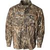 Banded Men's Tec Fleece Jac Polyester Button-Down Moisture-Wicking Collared Mid-Layer Camo Long Sleeve Hunting Shirt, Realtree MAX7, Medium view 1