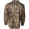 Banded Men's Tec Fleece Jac Polyester Button-Down Moisture-Wicking Collared Mid-Layer Camo Long Sleeve Hunting Shirt, Realtree MAX7, Medium view 2