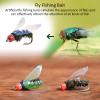 RiToEasysports Fly Fishing Lures Kit, 40pcs High Carbon Steel Hook with Wool, PVC Dry Wet Lures Bait for Trout Bass Steelhead Fish view 4