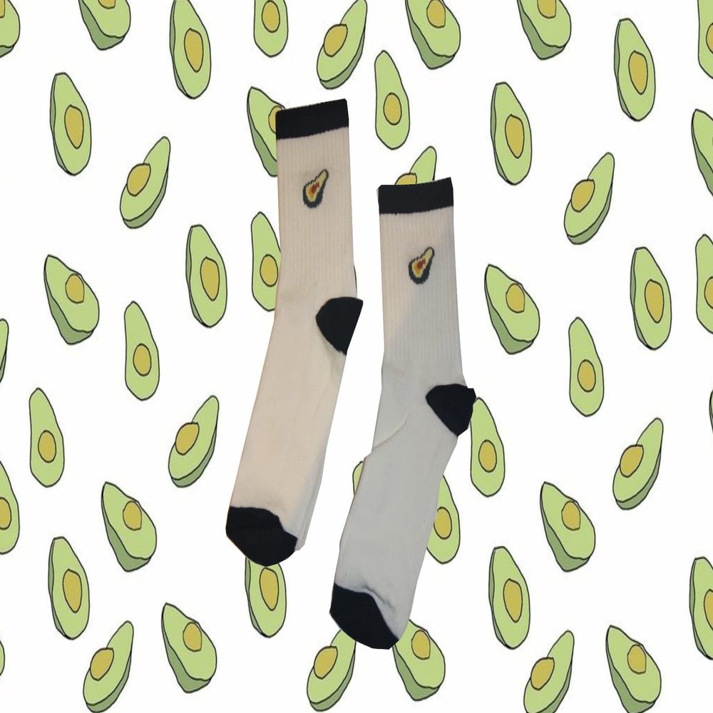 Avocado Long Socks-90% Cotton-By Tintoto Socks (as1, numeric, numeric_9, numeric_11, regular, 9-11)