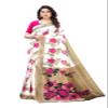 IMTRA FASHION Saree for Women Indian Floral Printed Art Silk Sari with Blouse Pink (DYNA PINK) view 1