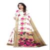 IMTRA FASHION Saree for Women Indian Floral Printed Art Silk Sari with Blouse Pink (DYNA PINK) view 2