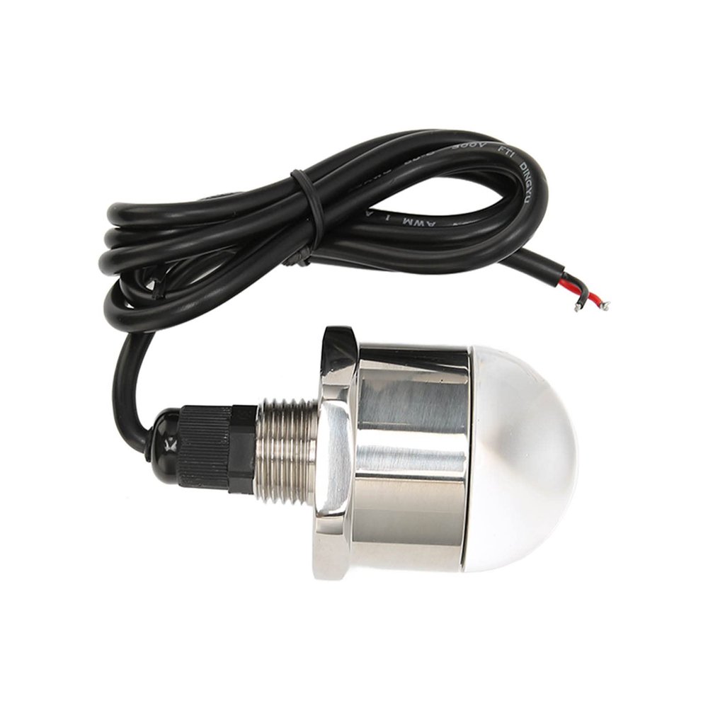 Qiilu Underwater Drain Plug Light Fishing Light UnderwaterDrain Plug LED Light IP68 1/2in NPT Underwater Lamp Universal for Yacht Ship Seats and Accessories