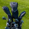 Izzo Golf Premium Headcover Set Gray/Black - Includes Driver, Fairway Wood and Hybrid Golf headcovers view 2